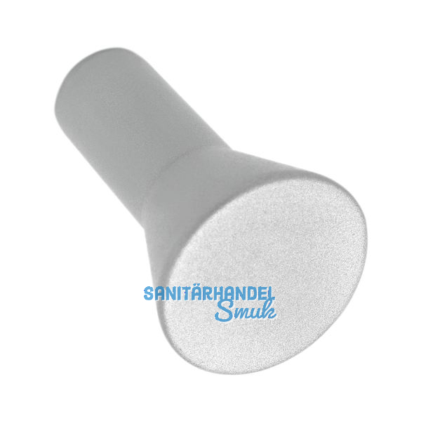 Knopf Karme � 15 mm, Tiefe 24 mm, ZN alufarbig