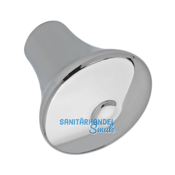 Knopf Kapys � 24 mm, Tiefe 24 mm, ZN verchromt poliert