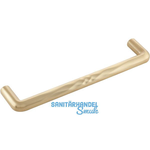 M�belgriff Shuffle LA 160, B 171,6 mm, Zinkdruckguss vermessingt geb�rstet