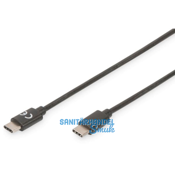 Datenkabel USB-C auf USB-C 1800 mm schwarz