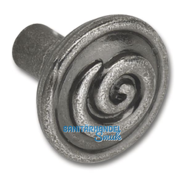 Knopf Ian Smith � 30 mm, Tiefe 29 mm, ZN altsilber