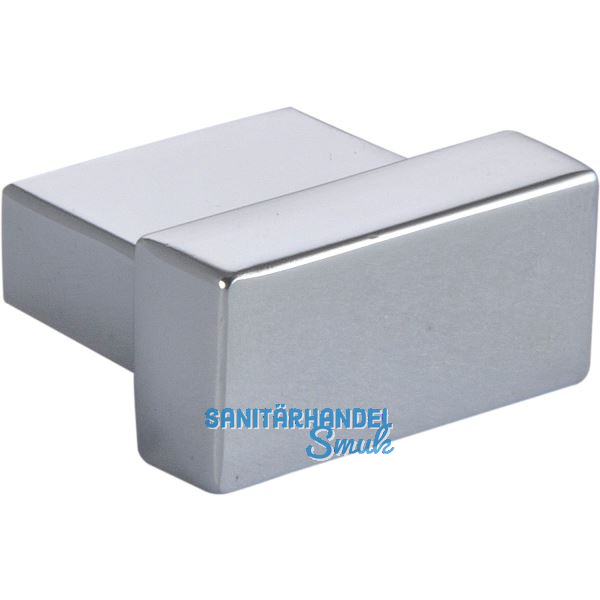 Knopf Fisolo Breite 29 mm, Tiefe 24 mm, ZN verchromt poliert