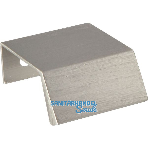 Griffleiste Bench LA 20, L�nge 40 mm, Aluminium Edelstahl Effekt