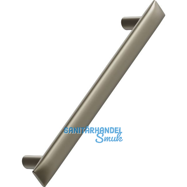 M�belgriff Flow Breite 196 mm, LA 160 mm, Zinkdruckguss, Messing geb�rstet