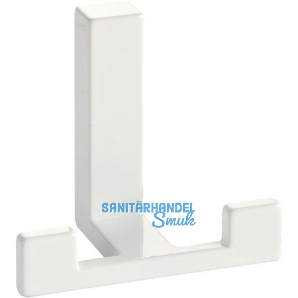 Mantelhaken Doradus 1 Breite 70 mm, H�he 61 mm, ZN wei� gl�nzend