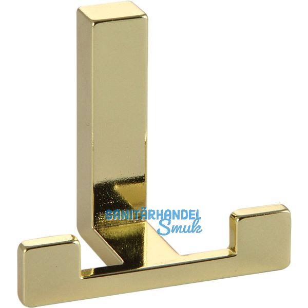 Mantelhaken Doradus 1 Breite 70 mm, H�he 61 mm, ZN vermessingt poliert