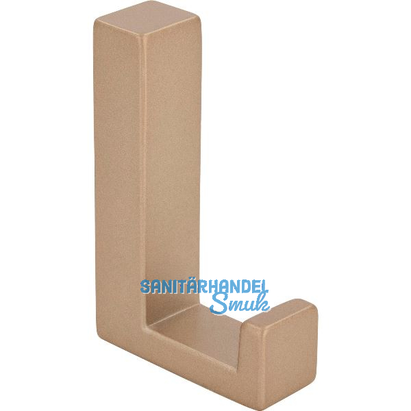 Mantelhaken Doradus 2 Breite 15 mm, H�he 61 mm, ZN champagne