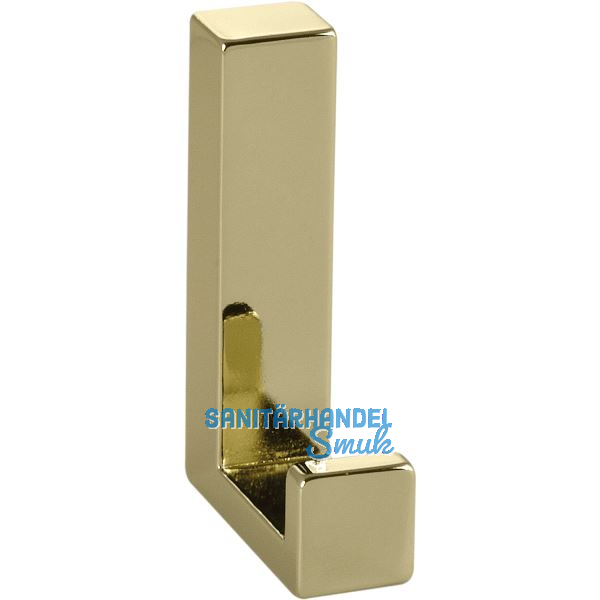 Mantelhaken Doradus 2 Breite 15 mm, H�he 61 mm, ZN vermessingt poliert