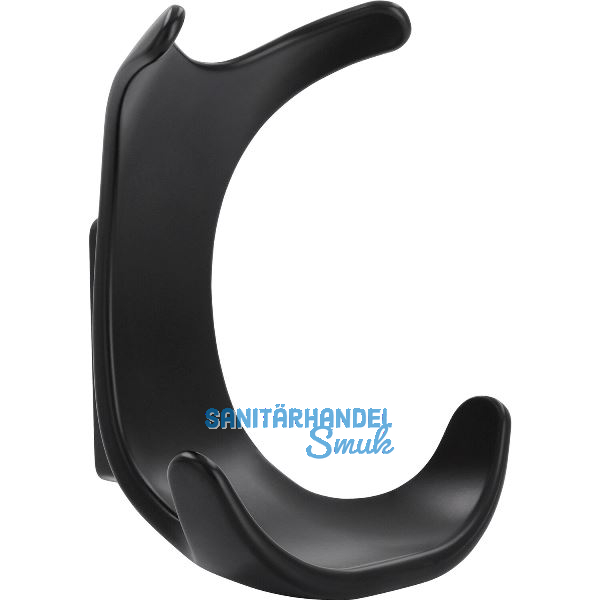 Huthaken Verto Breite 72 mm, H�he 91 mm, Zinkdruckguss schwarz matt