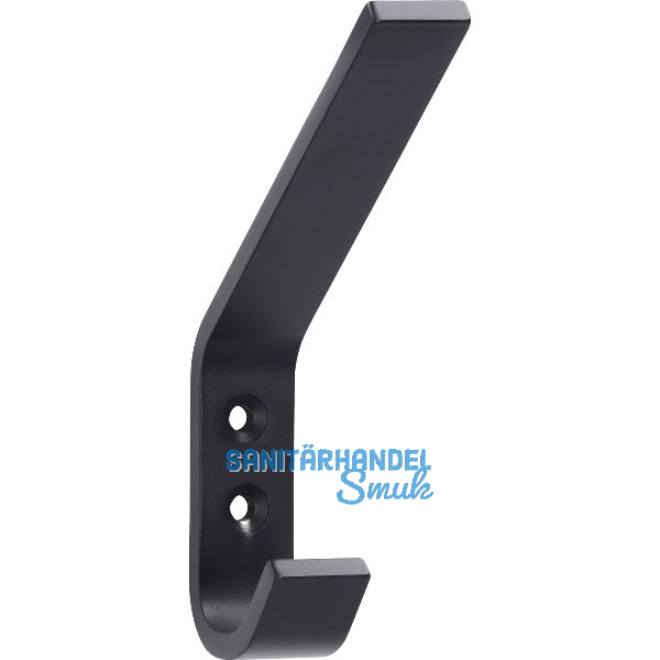 Huthaken Neso Breite 19 mm, H�he 118 mm, Aluminium schwarz matt