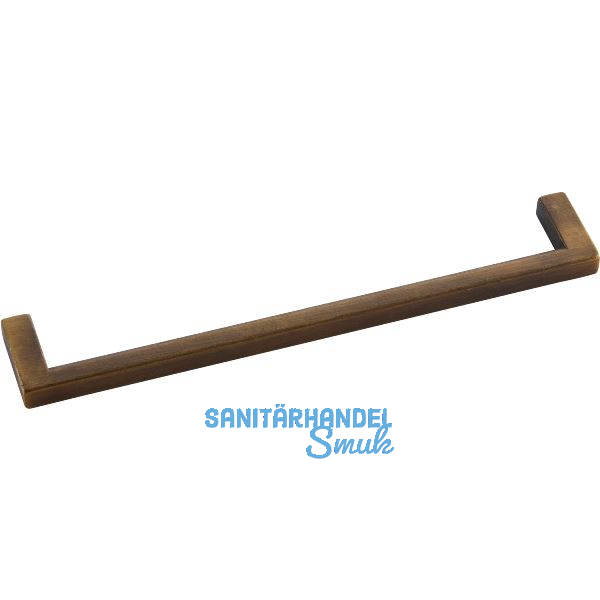 Griff Macha LA 128 mm, Breite 136 mm, ZN Messing schwarz geb�rstet