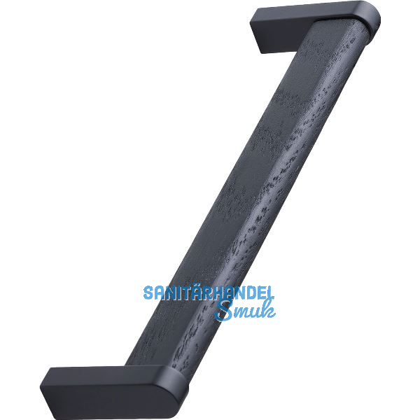 M�belgriff Crossing Breite 168 mm, Esche/Sockel Zinkdruckguss schwarz