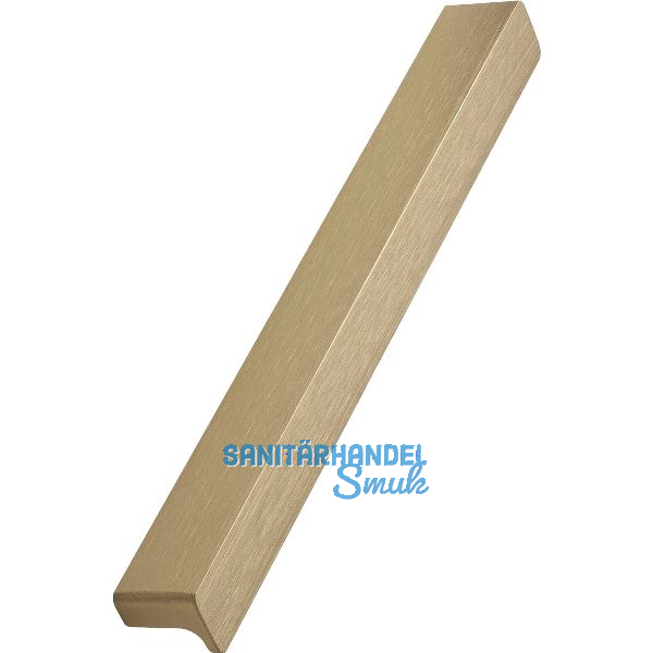 Griffleiste Elan L�nge 200 mm, Aluminium, Messing geb�rstet