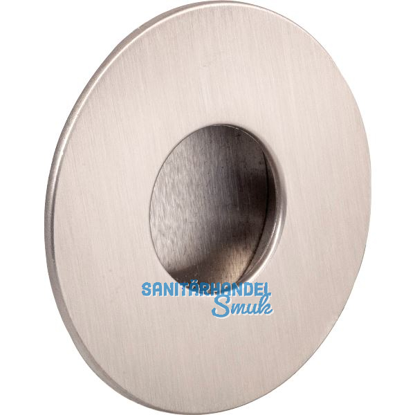 Muschelgriff Geometric rund � 70 mm, ZN Edelstahl Effekt