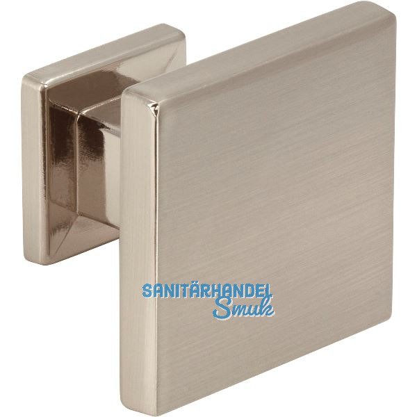 M�belknopf Baios 30 x 30 mm, Zinkdruckguss vernickelt feingeschliffen