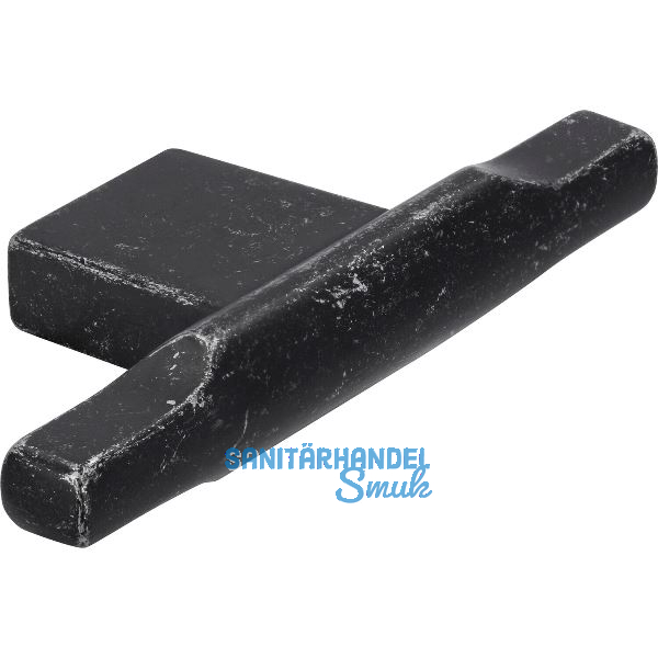 M�belknopf Baton, Breite 70 mm, Zinkdruckguss eisenf�rbig matt getrommelt