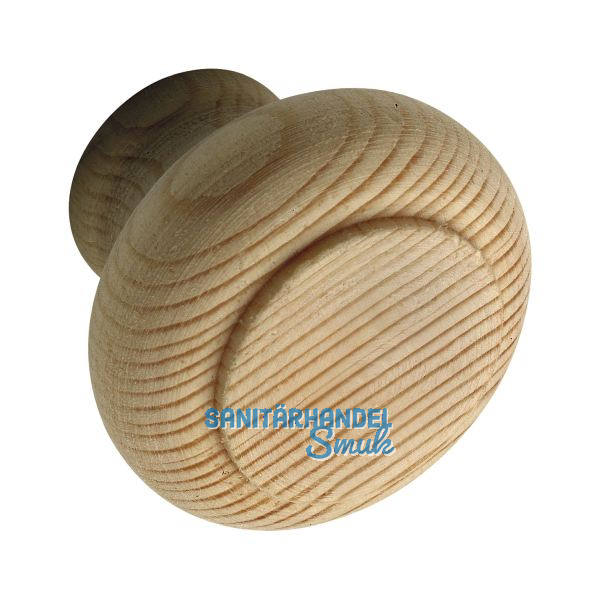 Knopf Hylas � 32 mm, Tiefe 25 mm, Fichte roh