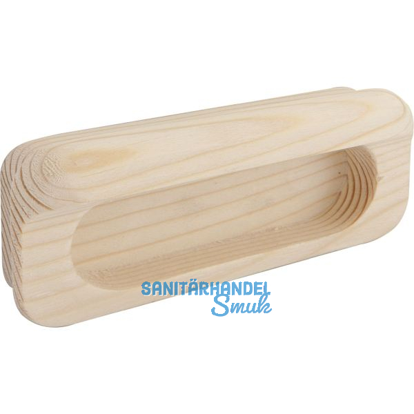 Muschelgriff Horkos Breite 107 mm, H�he 50 mm, Fichte roh