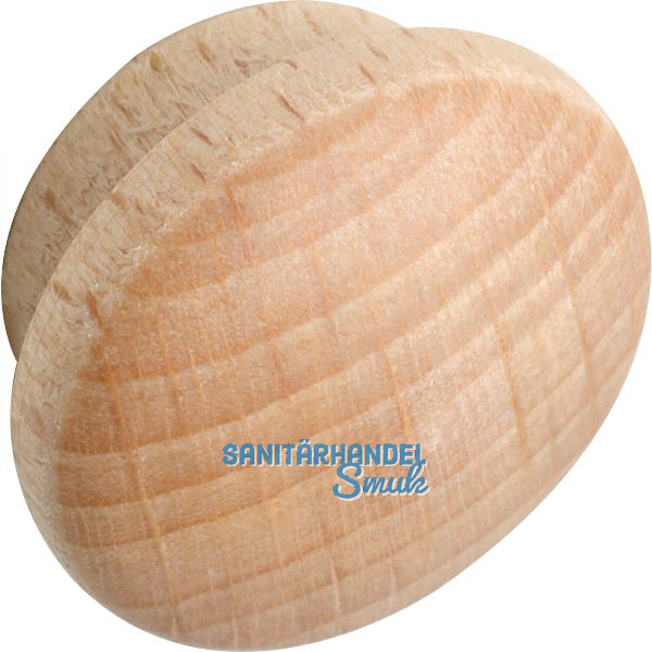 Holzabdeckkappe � 16 mm, Zapfen � 12 mm, Zapfenl�nge 4 mm, Buche roh