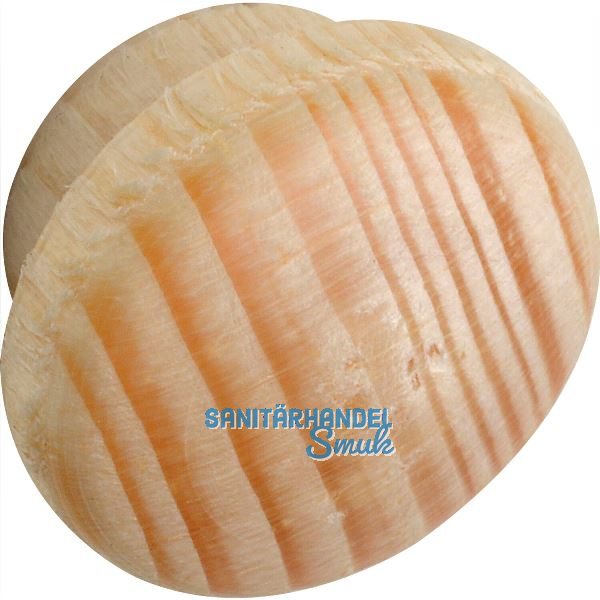 Holzabdeckkappe � 14 mm, Zapfen � 10 mm, Zapfenl�nge 4 mm, Fichte roh