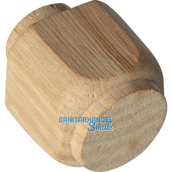 Holzziernagel Breite 30, H�he 30, Zapfen � 20, Zapfenl�nge 8 mm, Eiche roh