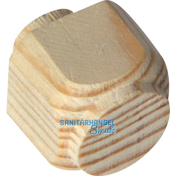 Holzziernagel Breite 25, H�he 25, Zapfen � 15, Zapfenl�nge 8 mm, Kiefer roh