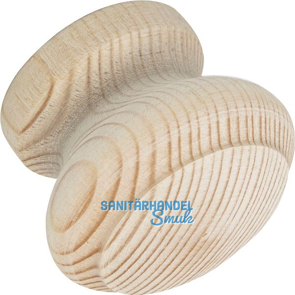 Knopf Horno � 35 mm, Tiefe 28 mm, Kiefer roh