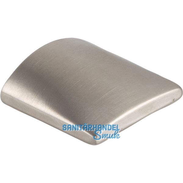 Knopf Fortuna Breite 25,3 mm, Tiefe 25 mm, Zinkdruckguss Edelstahl Effekt