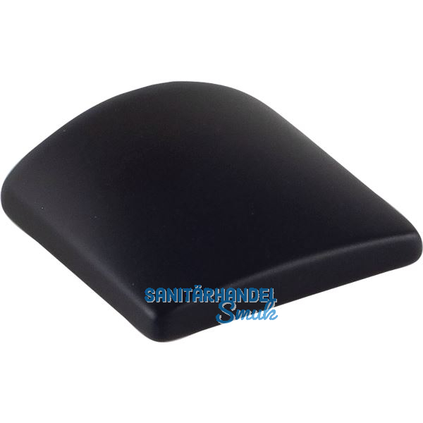 Knopf Fortuna Breite 25,3 mm, Tiefe 25 mm, Zinkdruckguss schwarz matt