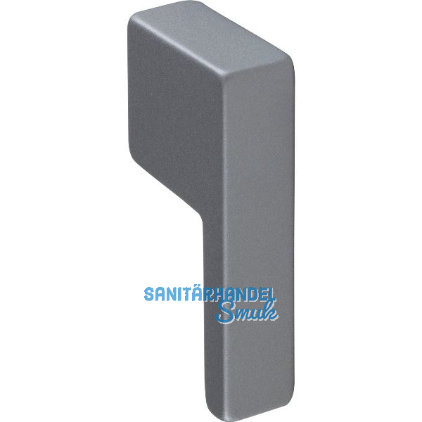 Knopf Sara Breite 8 mm, Tiefe 18 mm, Zinkdruckguss alufarbig