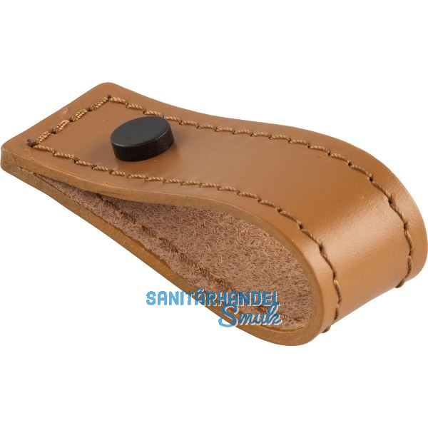 Knopf Marse Breite 25 mm, H�he 80 mm, Leder hellbraun