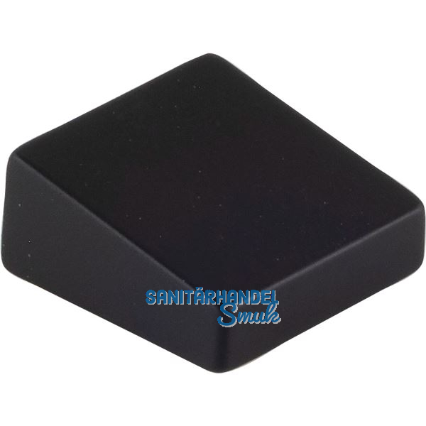 Knopf Tabarca Breite 22 mm, Tiefe 25 mm, Zinkdruckguss schwarz matt