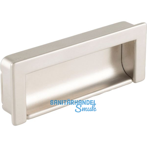 Muschelgriff Nera Breite 108 mm, H�he 41,7 mm, Zinkdruckguss Edelstahl Effekt