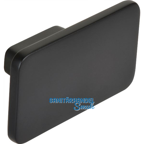 M�belknopf Biris Breite 58 mm, Zinkdruckguss schwarz matt