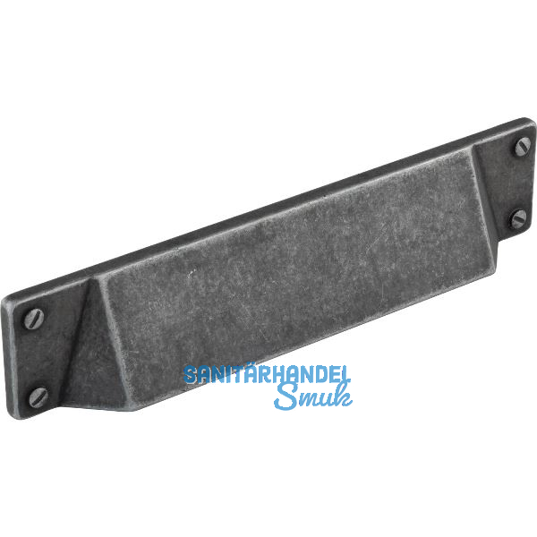 Muschelgriff Manto, LA 128 mm, Breite 175 mm, Zinkdruckguss altverzinnt