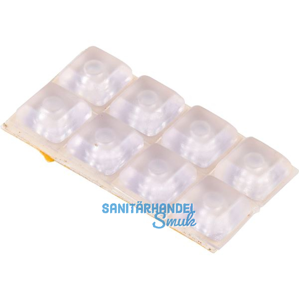 Prellpuffer 15x15 mm 8 Stk. transparent
