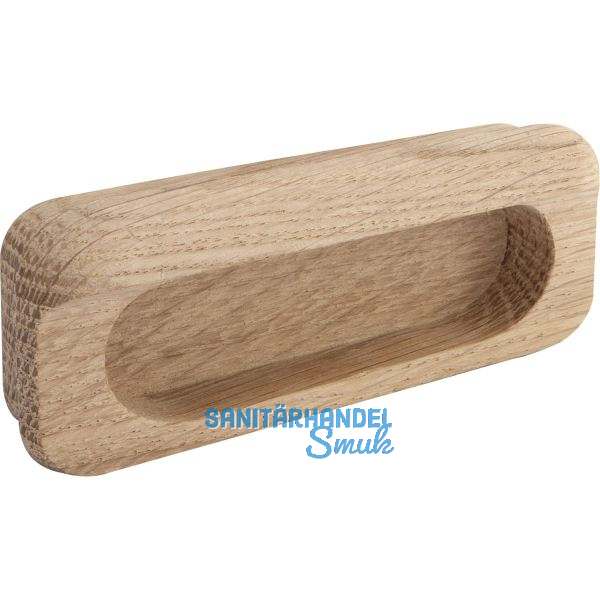 Muschelgriff Horkos Breite 107 mm, H�he 50 mm, Eiche roh