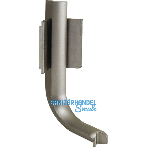 Innenecke Aktor L-Profil, Kunststoff edelstahlfarbig