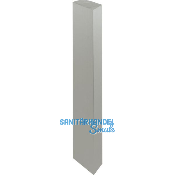 ALUMIS F�llprofil Aktor C vert. E-Ger�tebefestigung, L 600, Alu Edelstahl Effekt