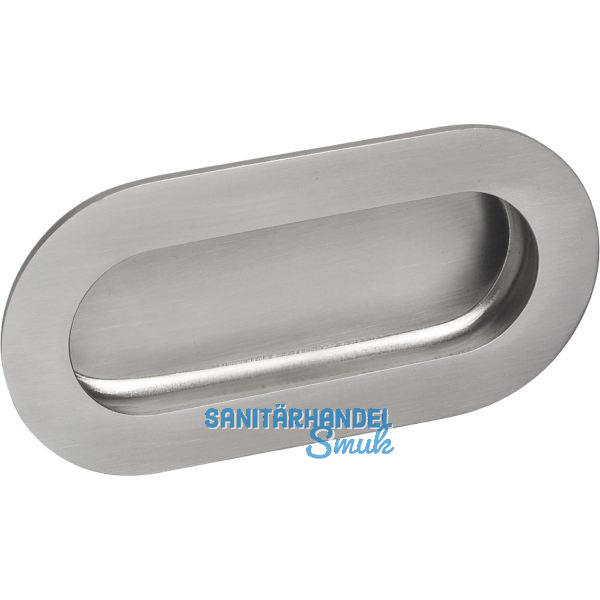 Muschelgriff Edana Breite 102 mm, Einlassma� 92x40 mm,Edelstahl geb�rstet