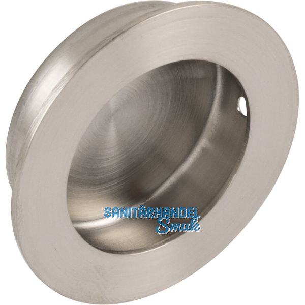 Muschelgriff Edana II � 50 mm, Einlass � 40 mm, Edelstahl geb�rstet