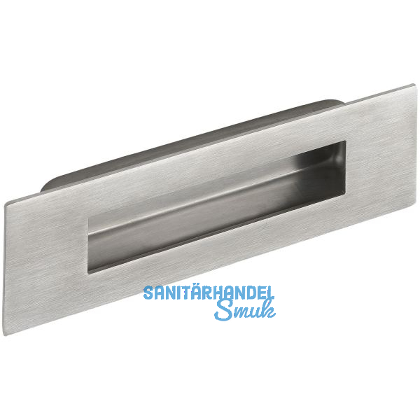 Muschelgriff Sabik B 120 mm, H 50 mm, Einlassma� 93x28 mm, Edelstahl geb�rstet