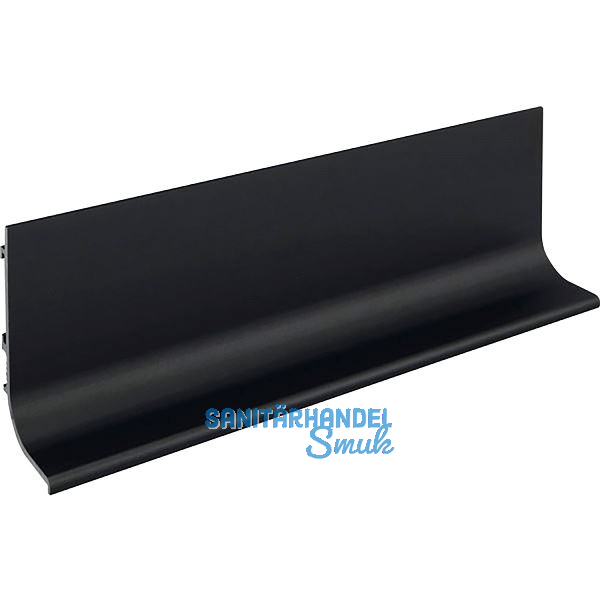 Griffmulde Aktor L-Profil horizontal, L�nge 6000 mm, Aluminium schwarz matt