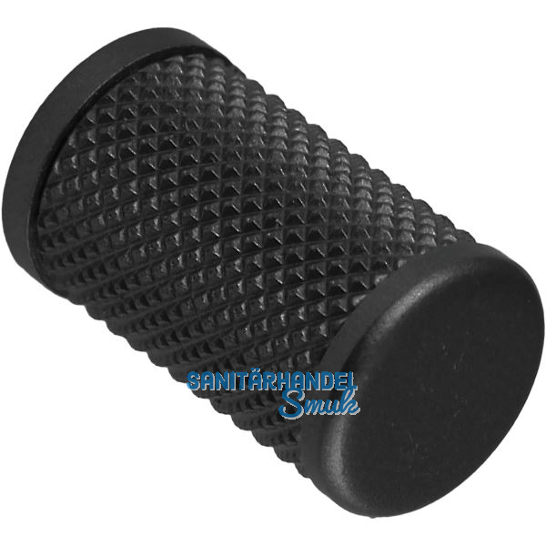 Knopf Dolon � 14 mm, Tiefe 24 mm, Stahl schwarz matt