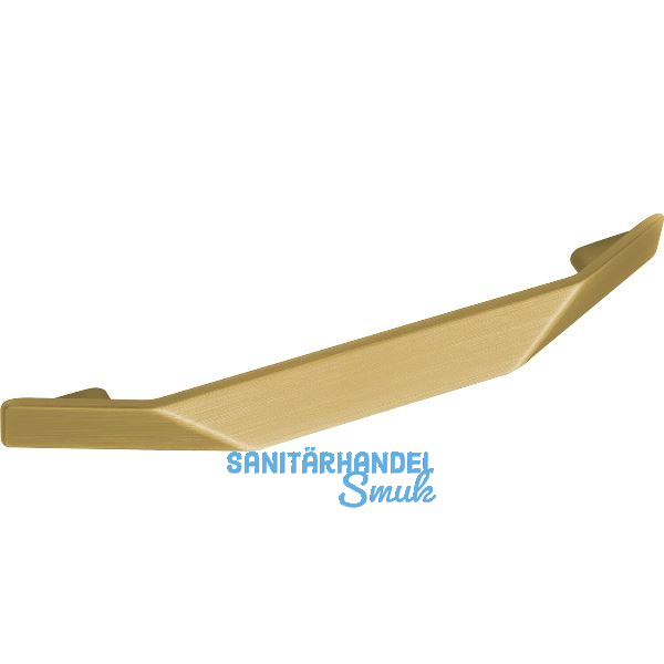 Griff Finn LA 160 mm, Breite 215 mm, ZN gold matt satiniert