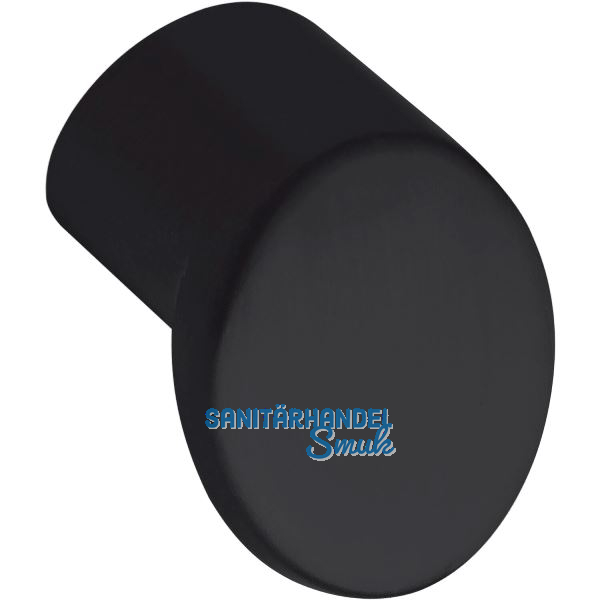 Knopf Fama � 21 mm, Tiefe 21 mm, ZN schwarz matt