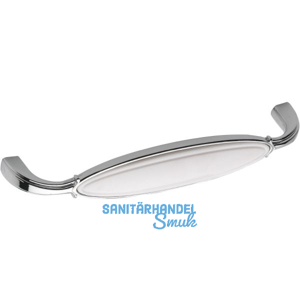 Griff Anaheim LA 96 mm, ZN/Kunststoff verchromt poliert/wei�