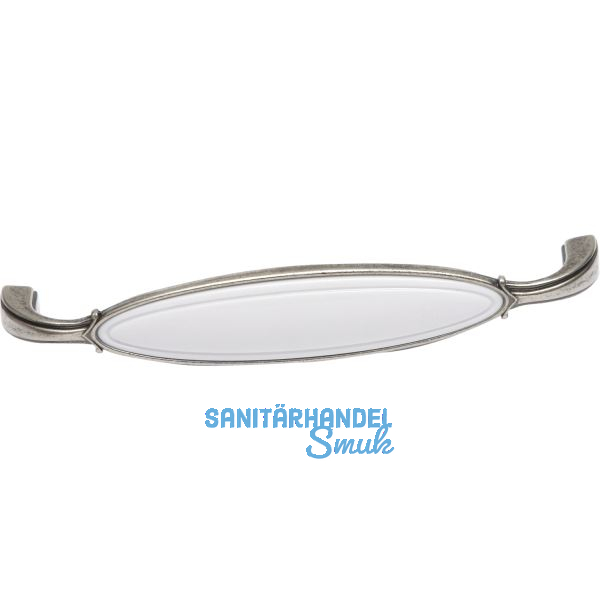 Griff Anaheim LA 96 mm, ZN/Kunststoff altsilber/wei�