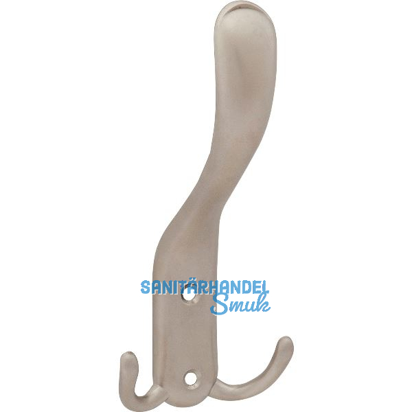 Huthaken Canelli Breite 78 mm, H�he 160 mm, Zinkdruckguss vernickelt matt