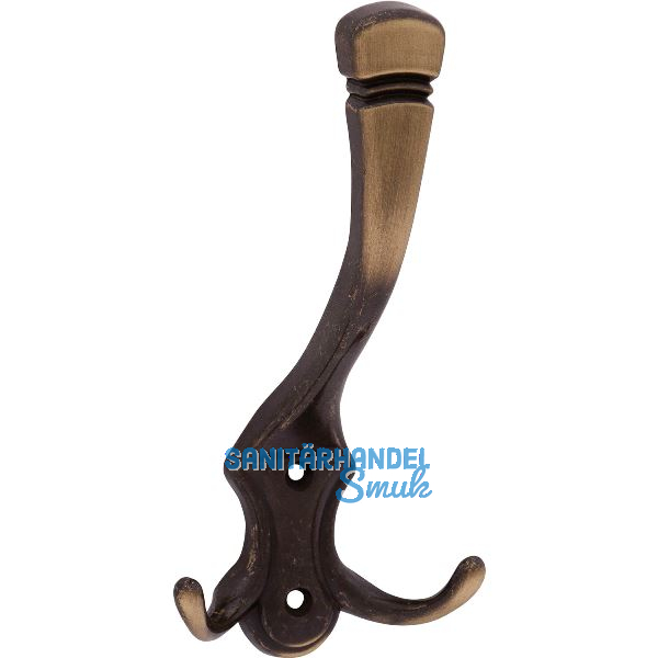 Huthaken Valentino Breite 83 mm, H�he 170 mm, Zinkdruckguss patiniert